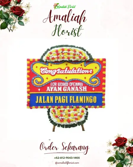 Sewa Papan Bunga Tani Aman